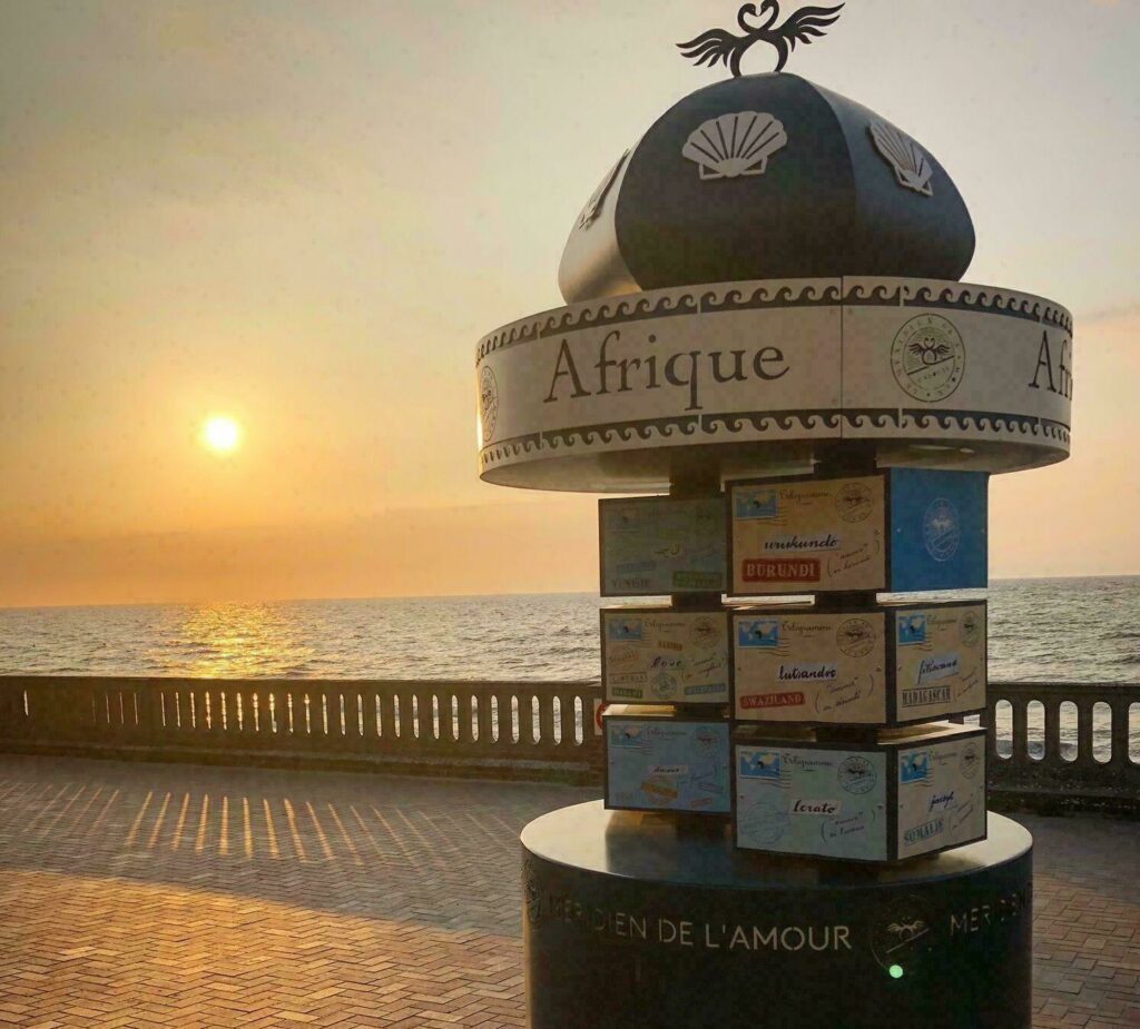 Une colonne du Méridien de l'Amour