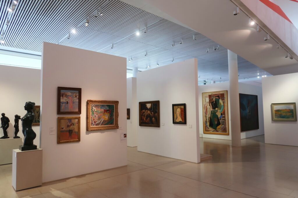 Salle d’exposition du musée des beaux-arts de la ville de Nancy 
