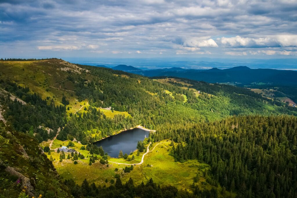 Paysages autour du lac du Forlet