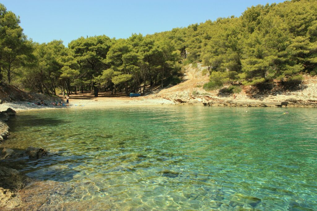 Plage Île de Šolta Croatie