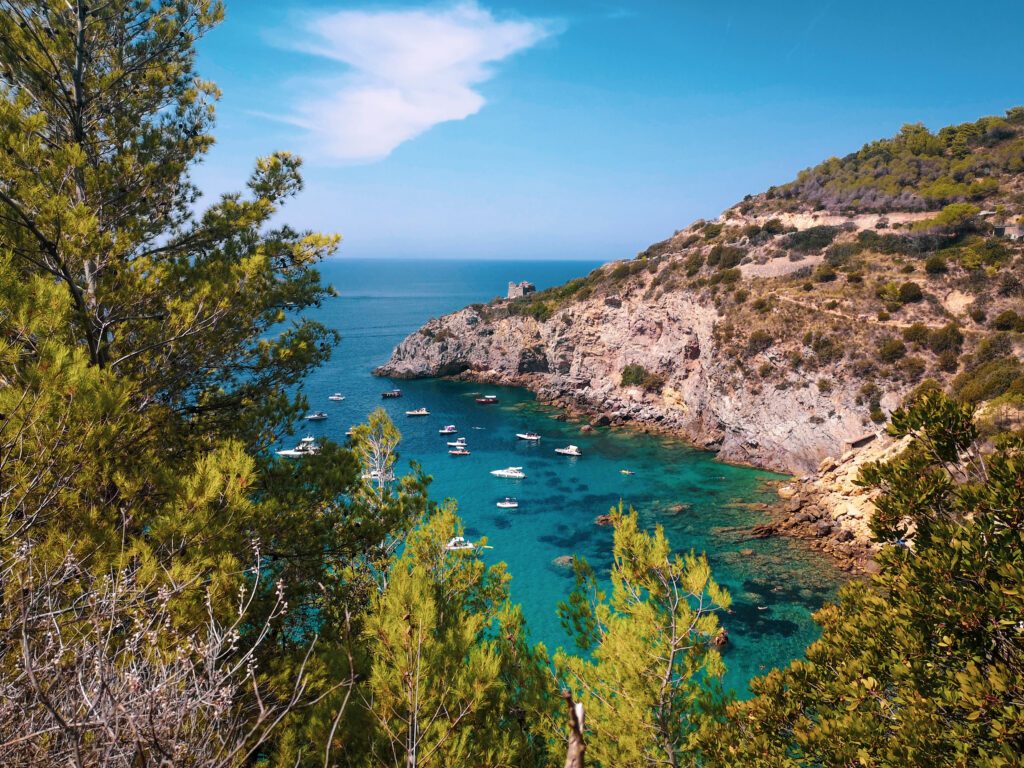 Cala del Gesso en Toscane