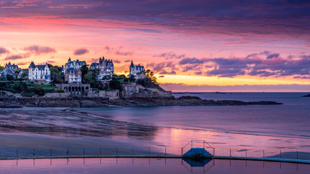 La plage de l'écluse de Dinard