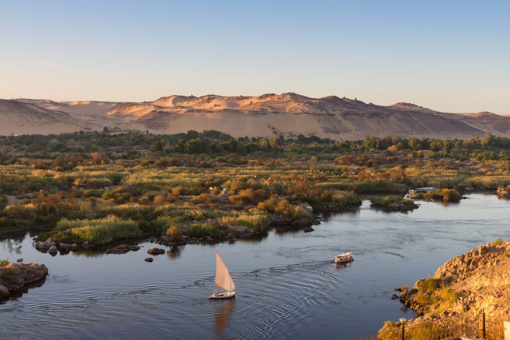 Life on River Nile, Aswan, Egypt