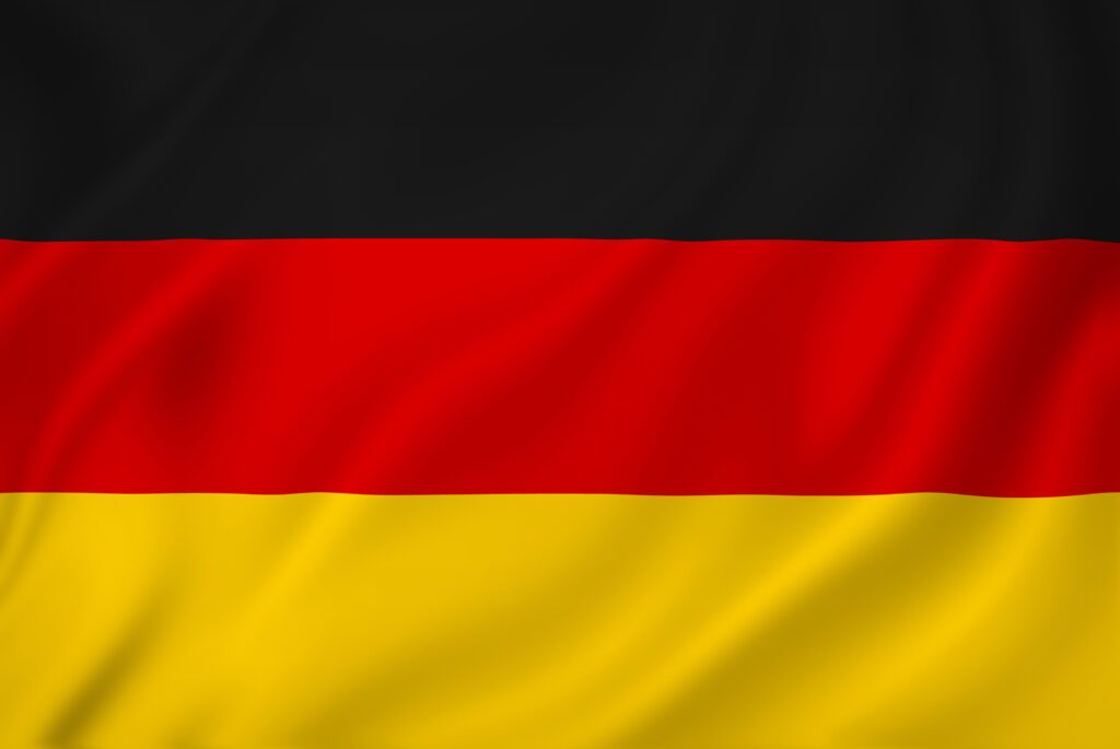 Drapeau Allemagne tissu flottant