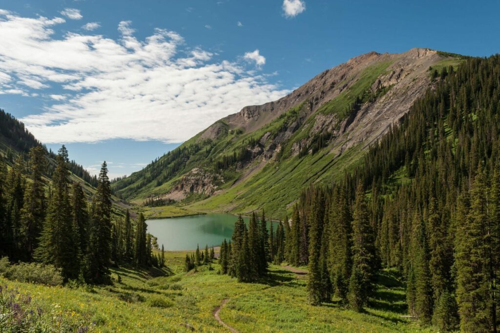 Emerald Lake dans le Colorado aux Etats-Unis