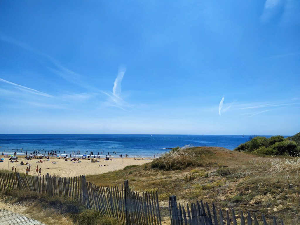 plage de la Mine à Jard-sur-mer en Vendée