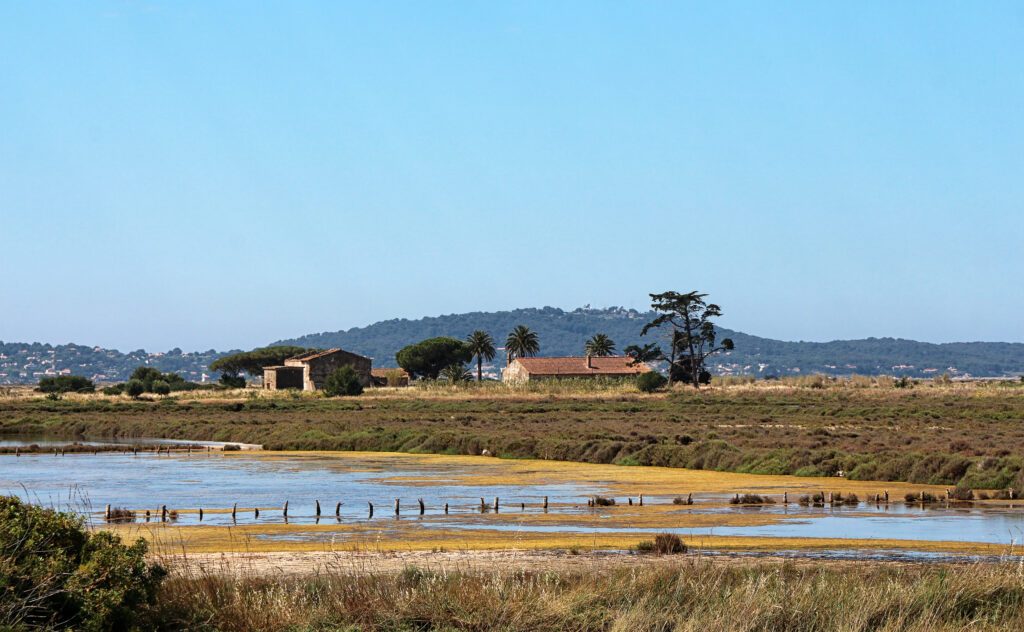 Salt pans in Hyères - France