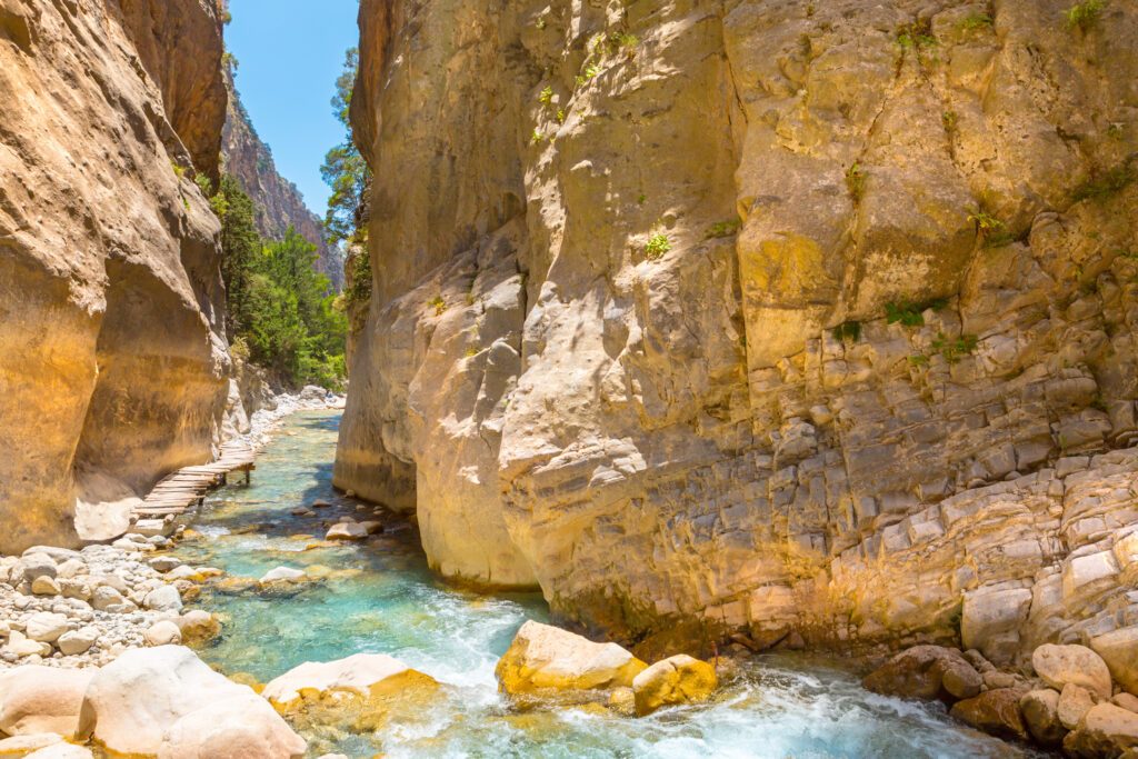 Samaria Gorge. Crete, Greece