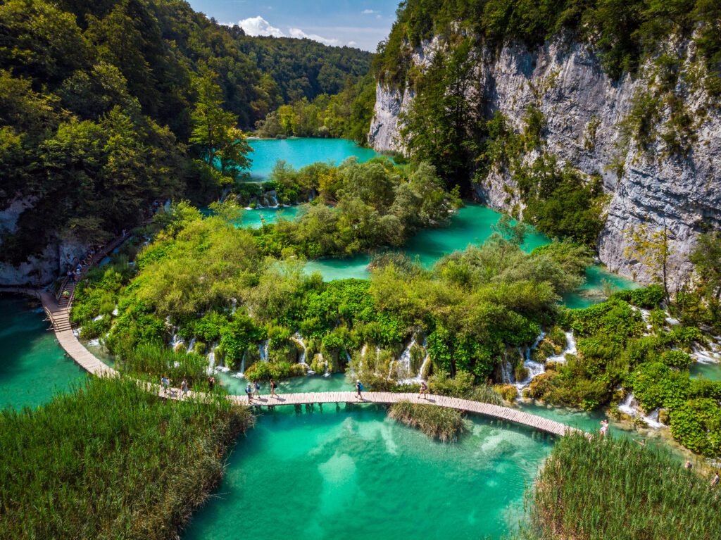 Les lacs Plitvice en Croatie