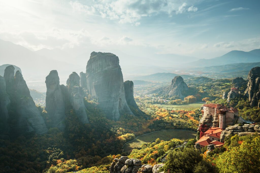 Meteora monasteries in Greece