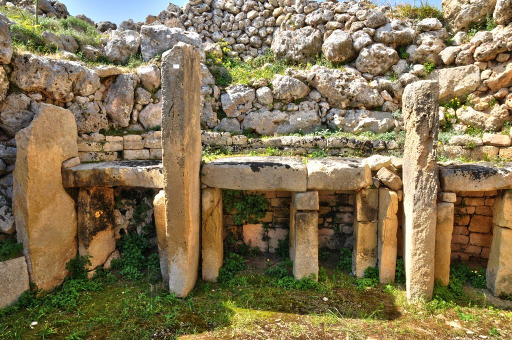 Malta, the picturesque Ggantija temple in Gozo