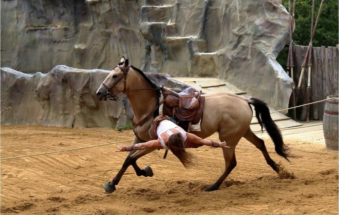 Spectacle équestre au parc Durandal