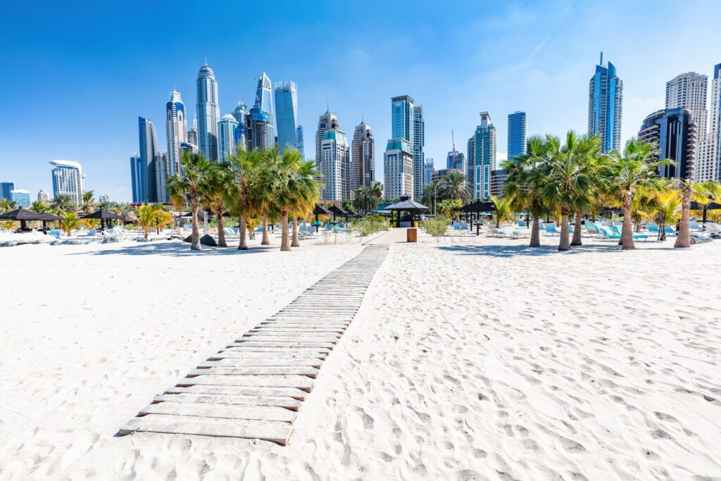 plage de Jumeirah à Dubaï
