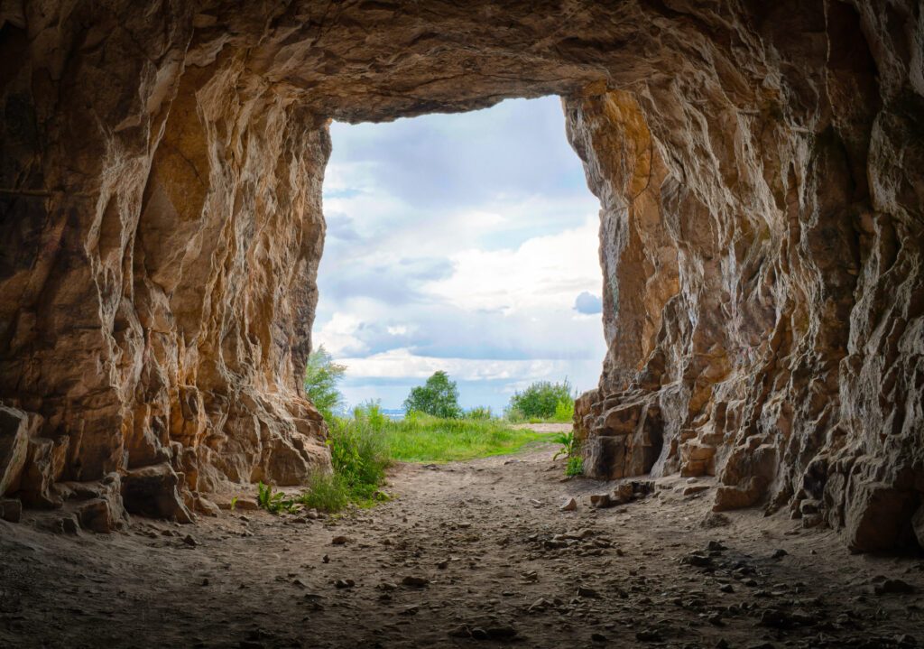 Entrance to the cave