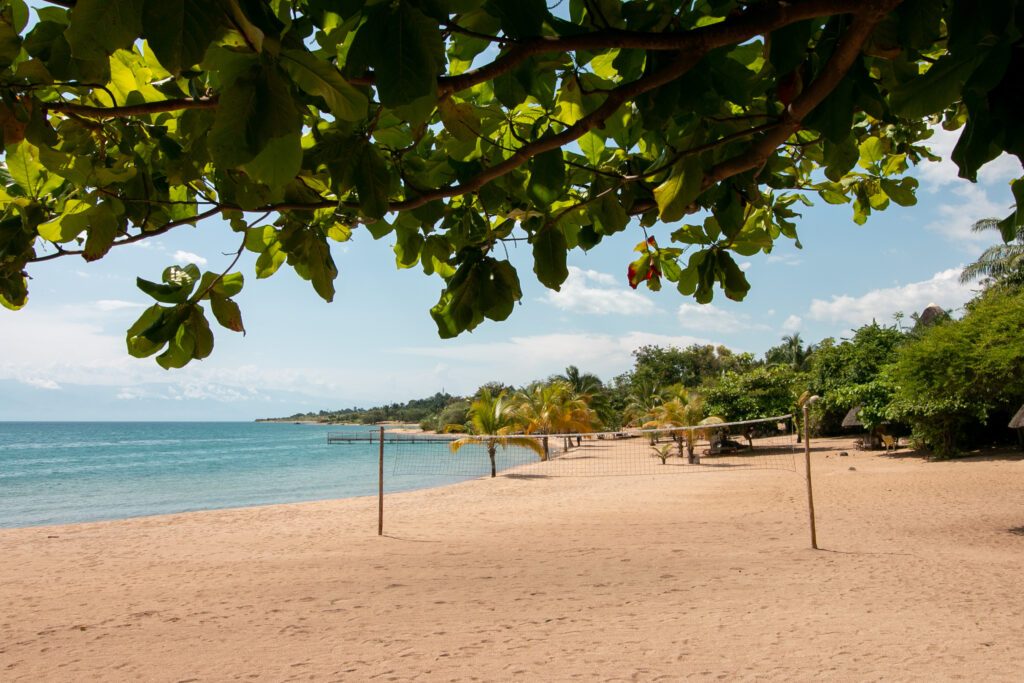 Beautiful coastline of Lake Tanganyika near Rumonge in Burundi. An off-the-beaten-track location for adventurous tourists