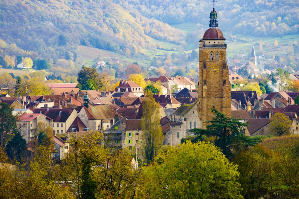 Arbois town in France