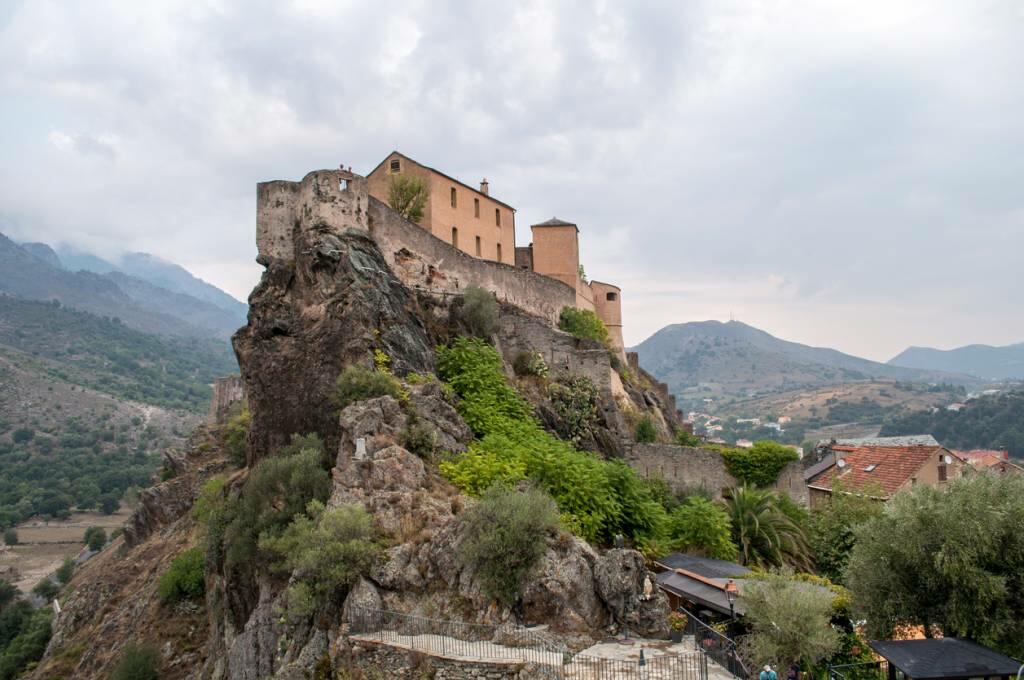 La citadelle à Corte en Corse