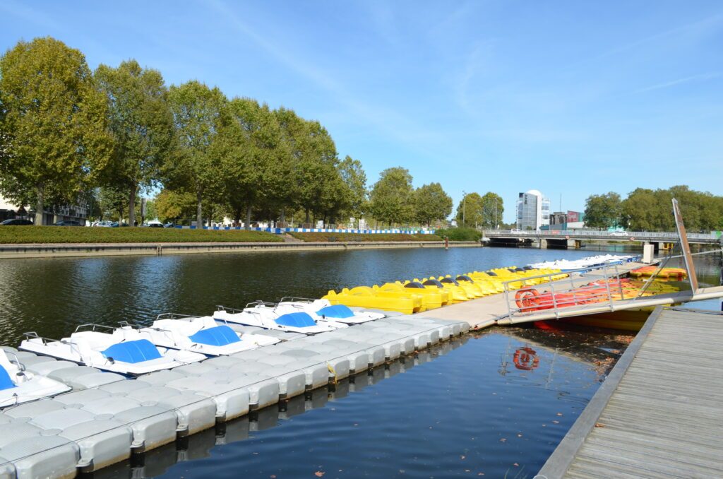 Loisir nautique à Caen (Normandie-France)