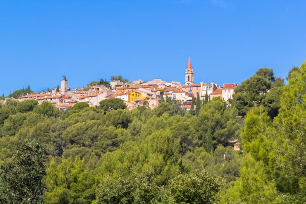 la Cadière d'Azur, village perché du Var, France