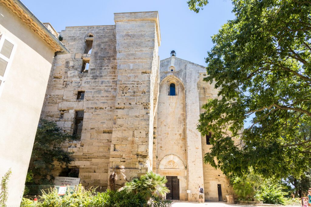 Maguelone Cathedral, a former Roman Catholic church in the Herault department of southern France