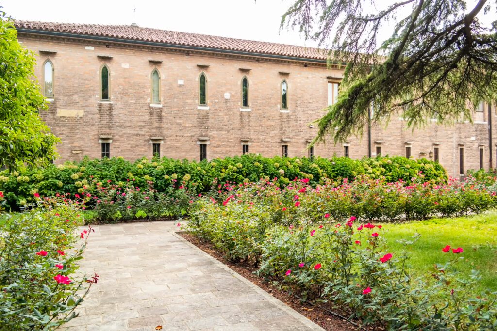 Convent of the Friars Minor on the island of San Francesco del Deserto, Venice Italy