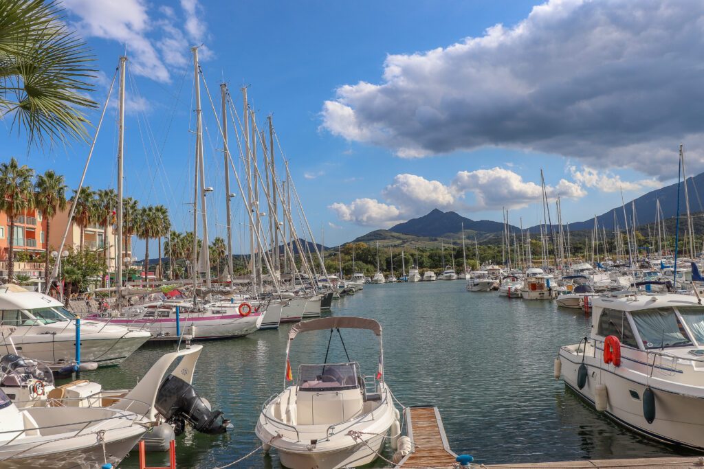 Occitanie - Pyrénées-Orientales - Argelès-sur-Mer - Vue sur le Port de plaisance