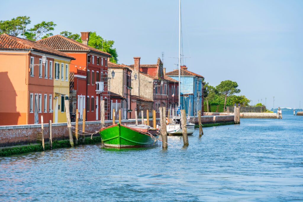 Mazzorbo island located in the northern part of the Lagoon of Venice.