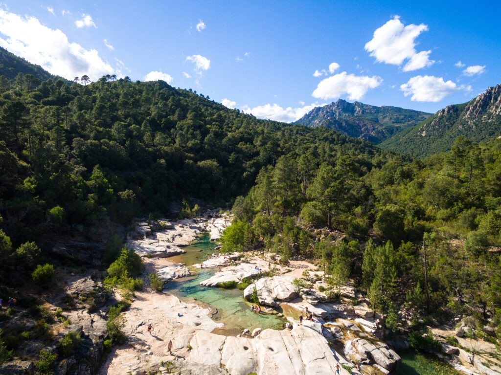 Les piscines de Cavu autour de Porto-Vecchio