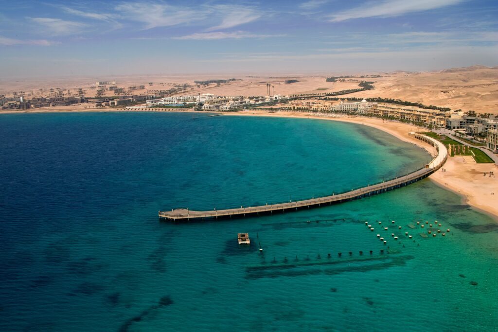 Vue aérienne de Sahl Hasheesh