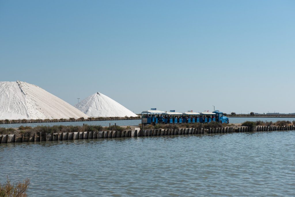 Le petit train des Salins d'Aigues-Mortes