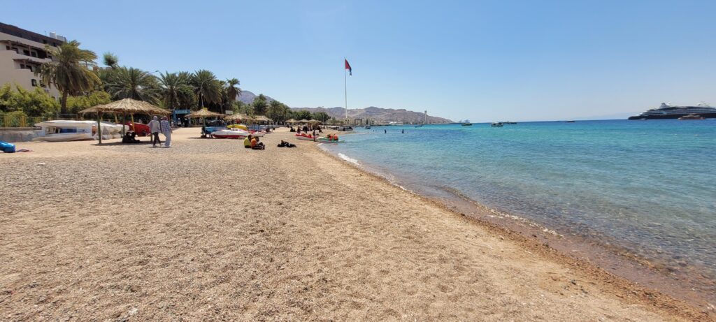 Al-Ghandour parmi les plages de Jordanie