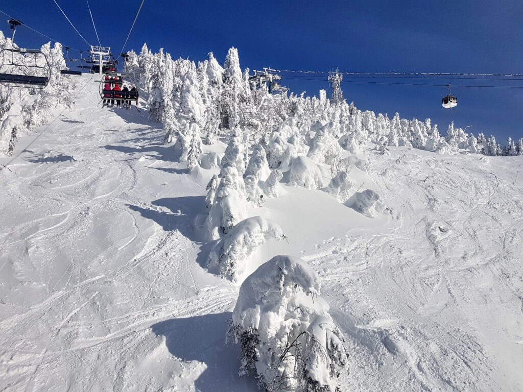 Scenic view of a ski resort Mont-Tremblant