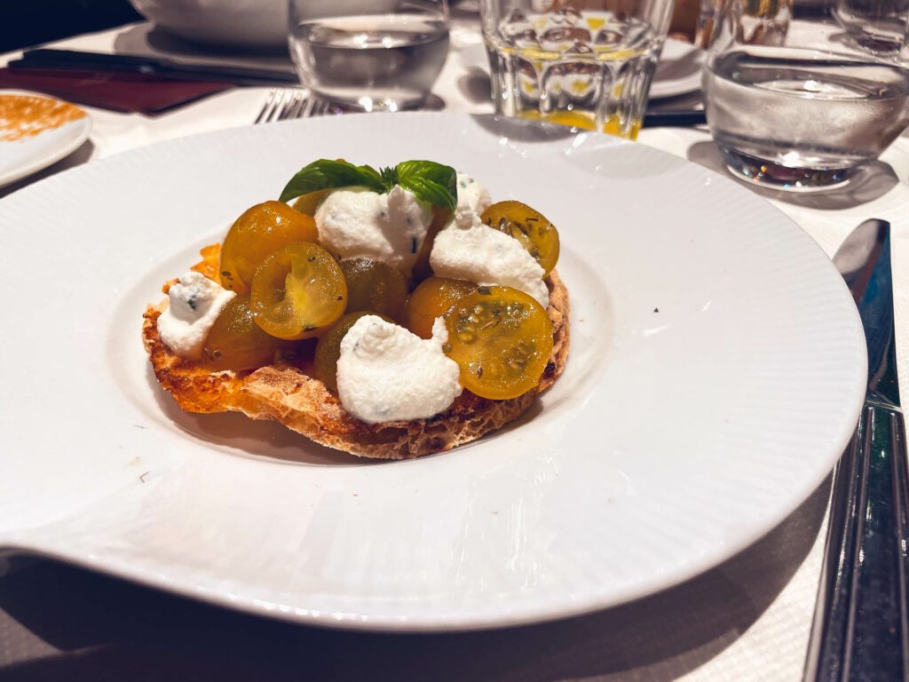 Une entrée enfant au Manhattan Restaurant