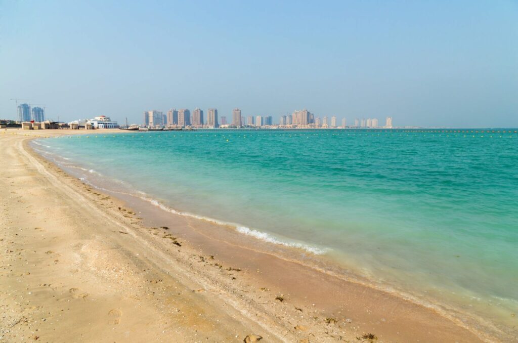 View of Katara Beach