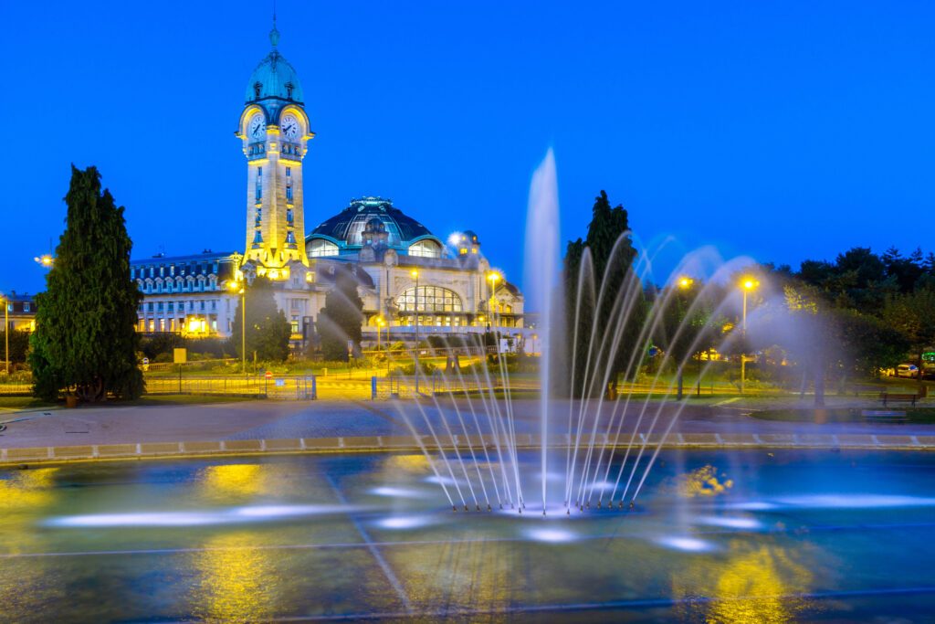 Limoges-Bénédictins, main railway station of Limoges. It is situated on the Orléans–Montauban railway. Named due to the presence of a Benedictine monastery closed during the France revolution