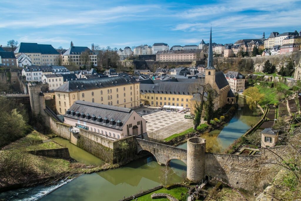 Luxembourg Neumünster abbey