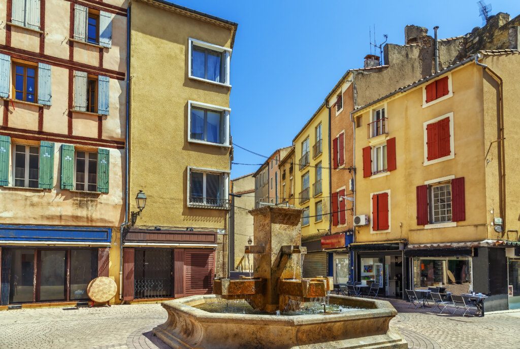 Square in Narbonne, France