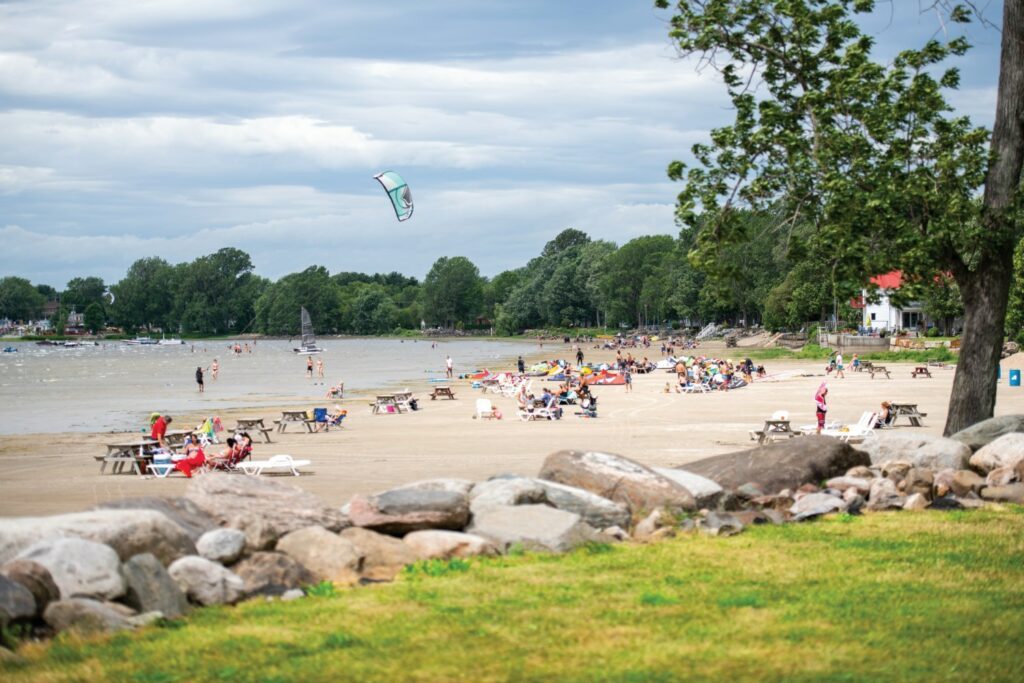 La plage de Venise-en-Québec