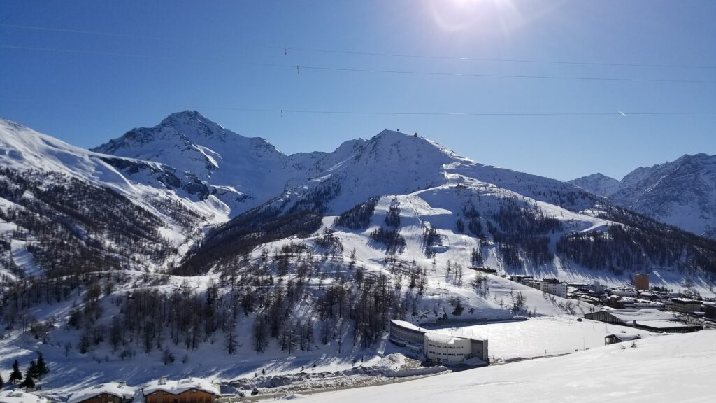 Station de ski à Sestrières