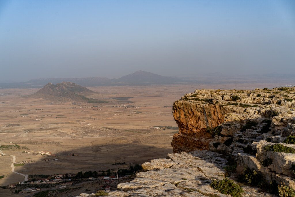 View from "la table de Jugurtha"  Kallat Senan  - North Tunisia