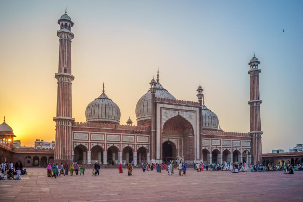 Jama Masjid in Delhi, India