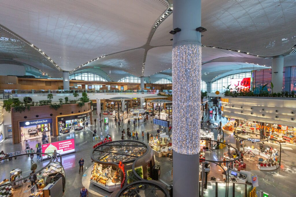 Duty free de l'aeroport d'Instanbul