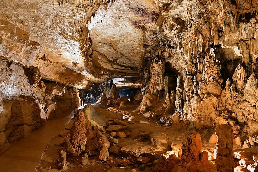Les grottes d'Arcy dans l'Yonne