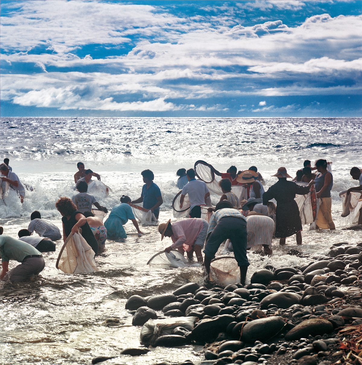 Pêche aux bichiques