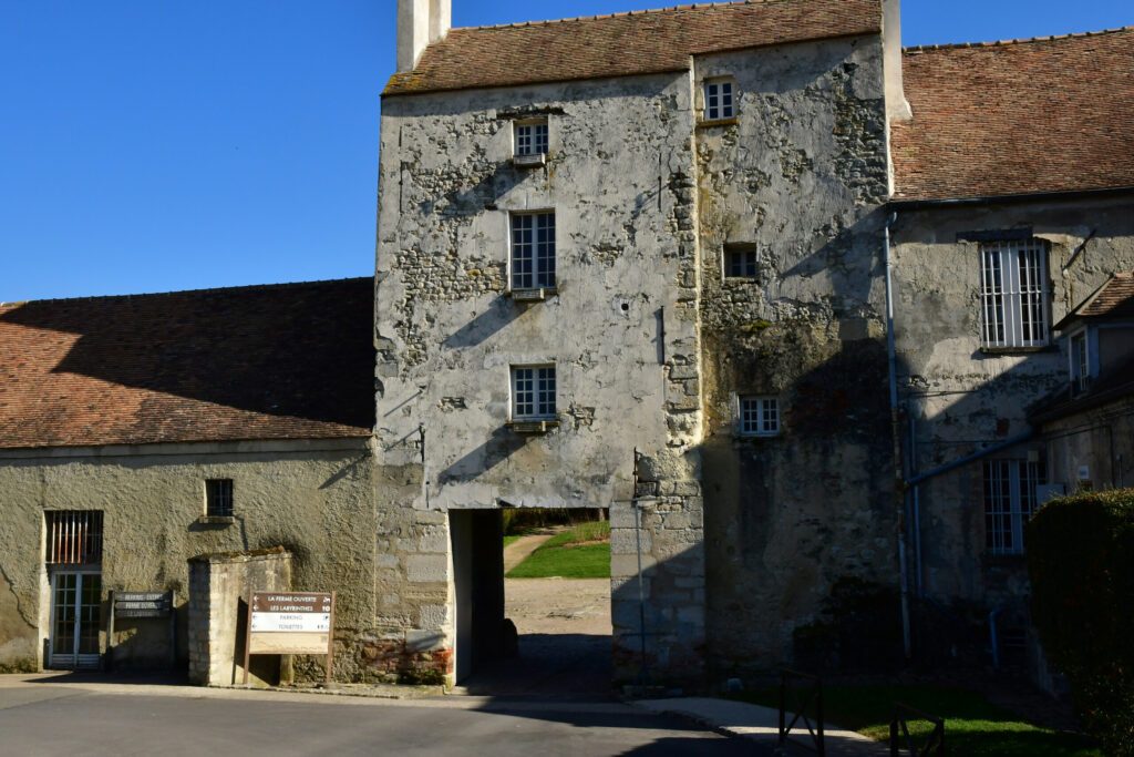 Saint Cyr l Ecole; France - february 28 2021 : Les Fermes de Gally, a garden center