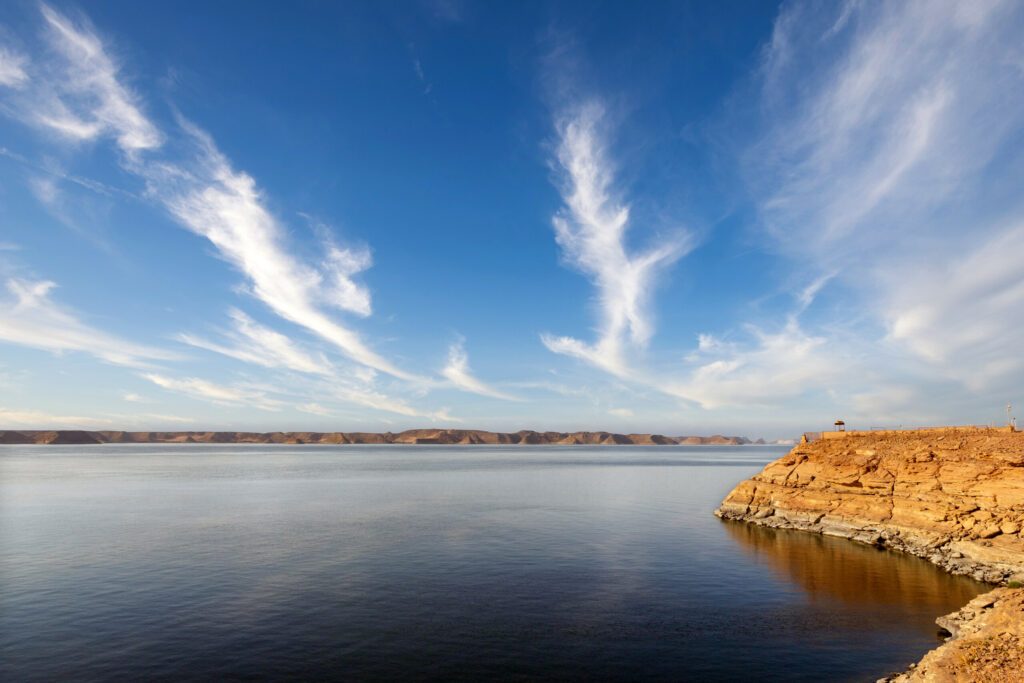Le lac Nasser, Egypte