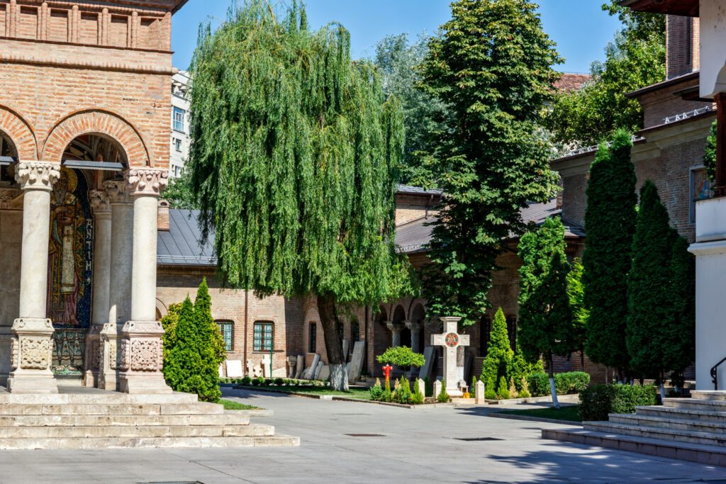 Antim monastery of All Saints in city of Bucharest, Romania