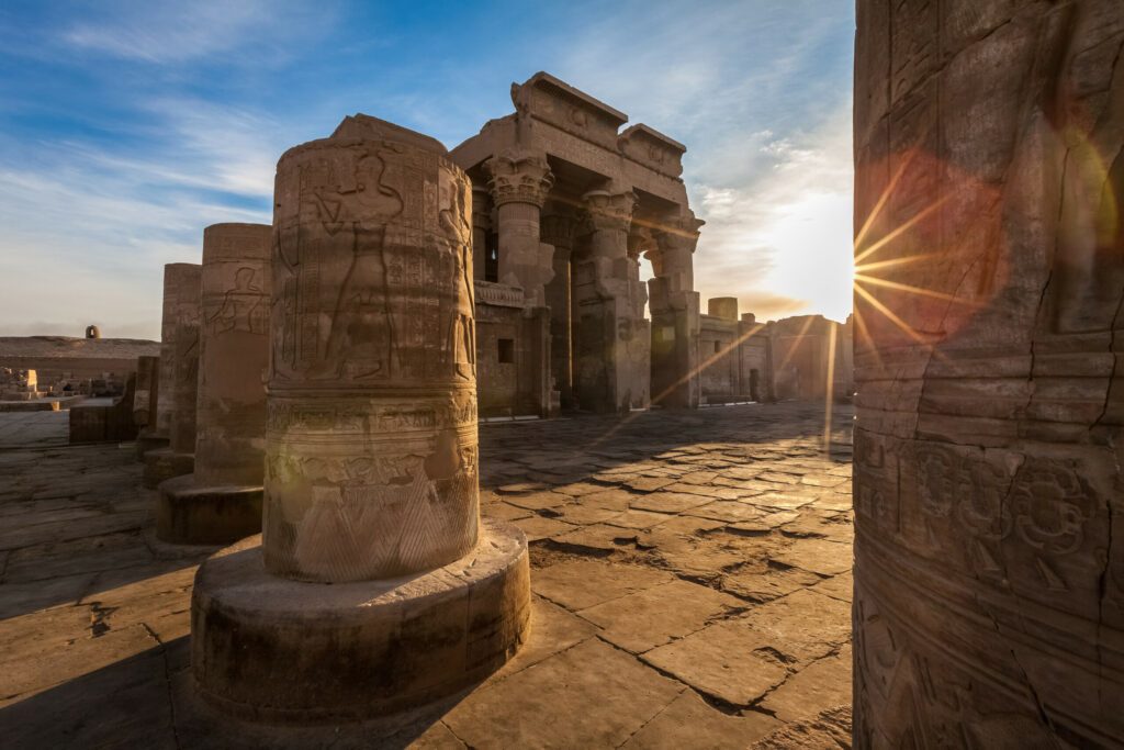 Sunrise at Kom Ombo Temple