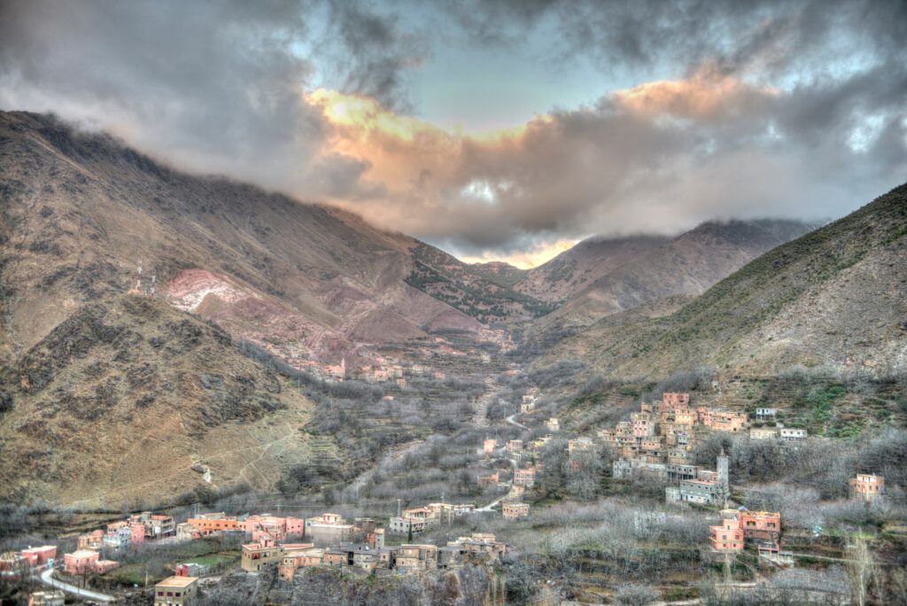 Les villages d'Asni et Imlil