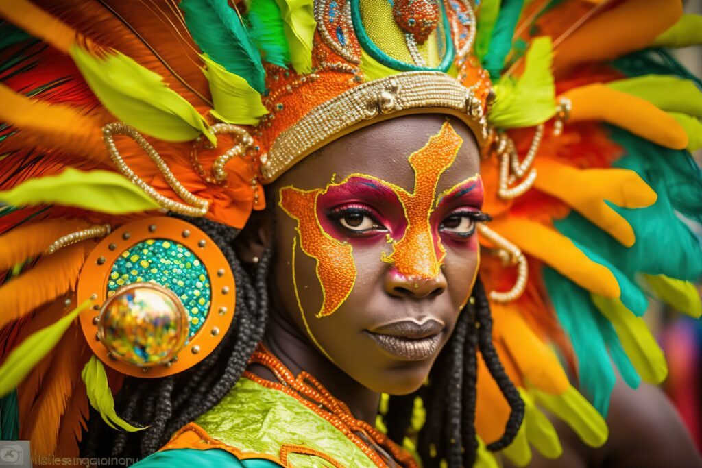 Carnival in Guadeloupe, Caribbean stock photo Carnival - Celebration Event, Caribbean, Dancing, Parade, Music Festival